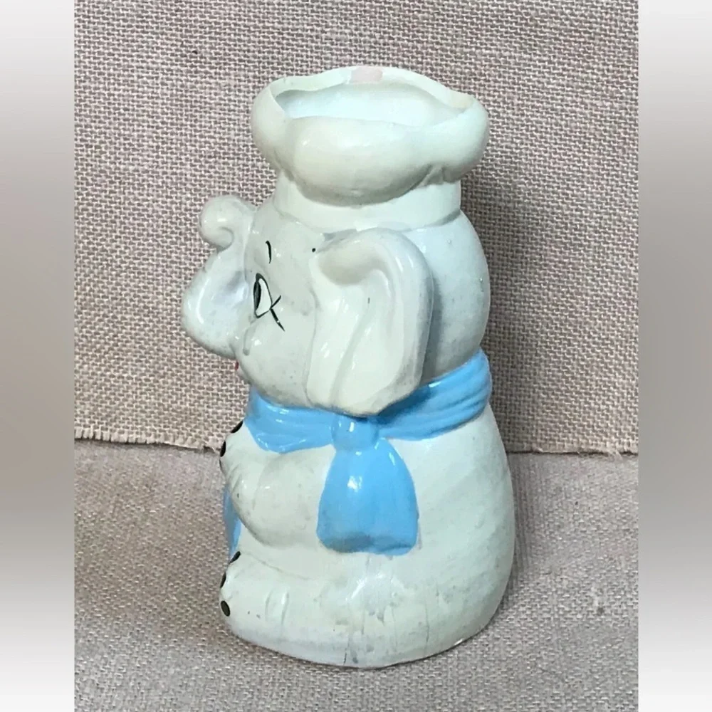 Vintage Baker Elephant Vase Planter Kitsch Whimsical Anthropomorphic AS IS READ